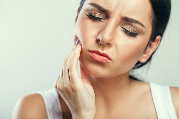 Woman with Toothpain